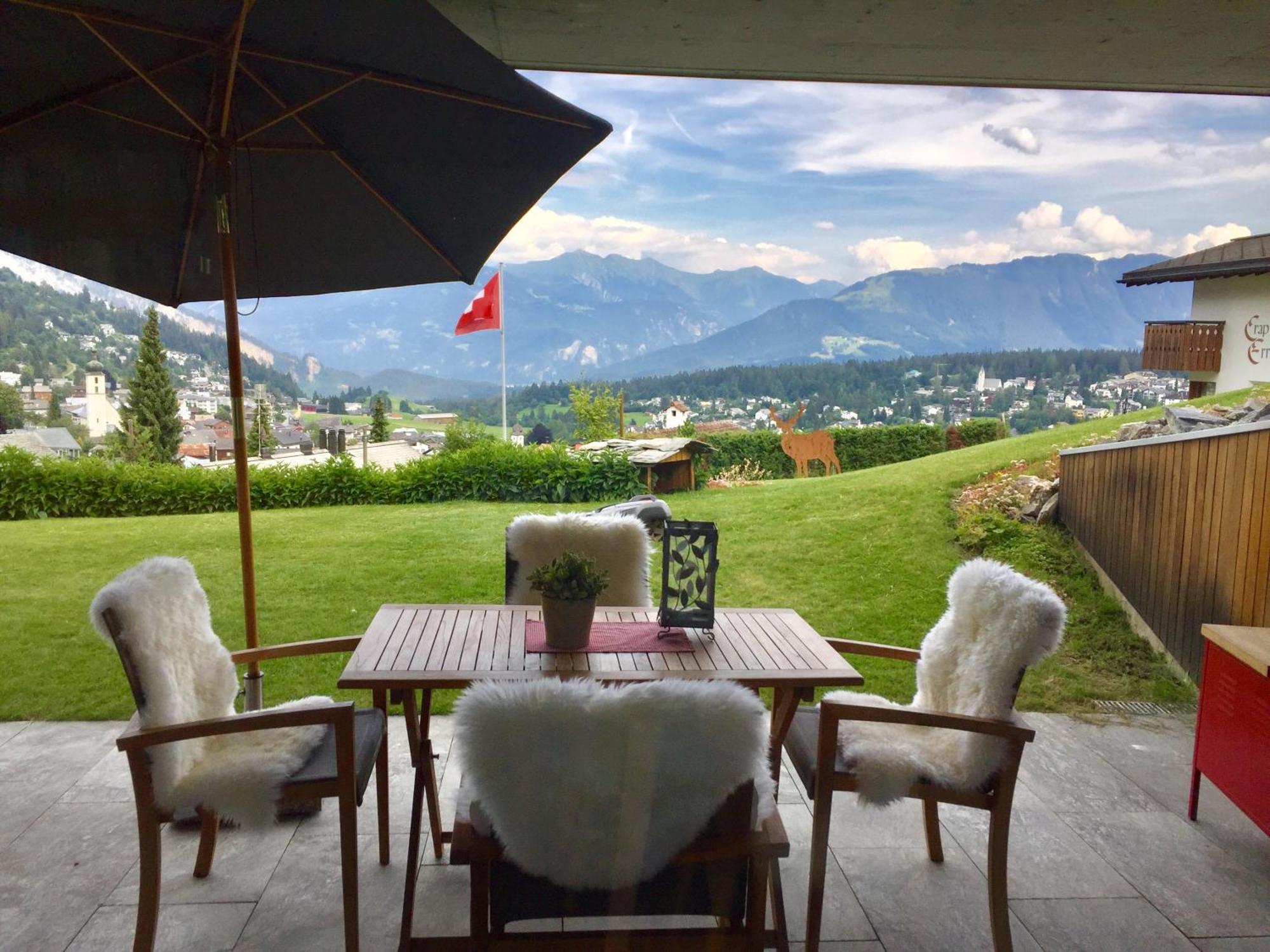 Casa Admisa, Spektakulaere Aussicht, Ski In And Out, Hochwertige Einrichtung, Valserstein Und Eiche Флимс Экстерьер фото