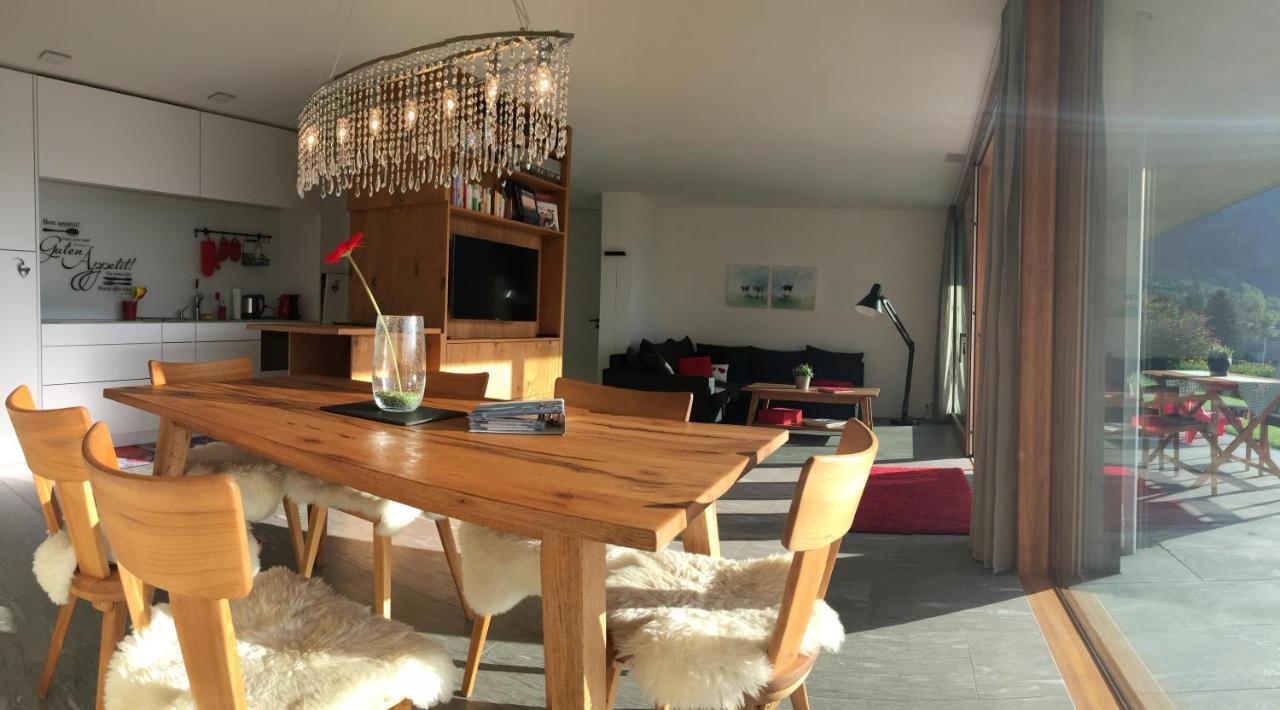 Casa Admisa, Spektakulaere Aussicht, Ski In And Out, Hochwertige Einrichtung, Valserstein Und Eiche Флимс Экстерьер фото